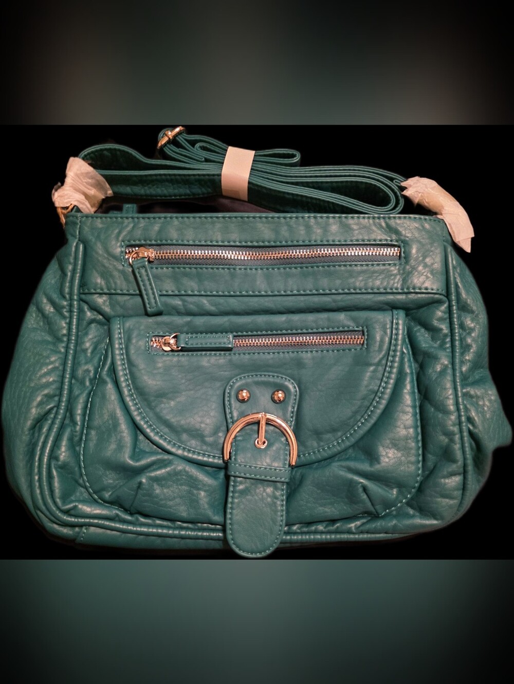 Teal Crossbody Shoulder Bag